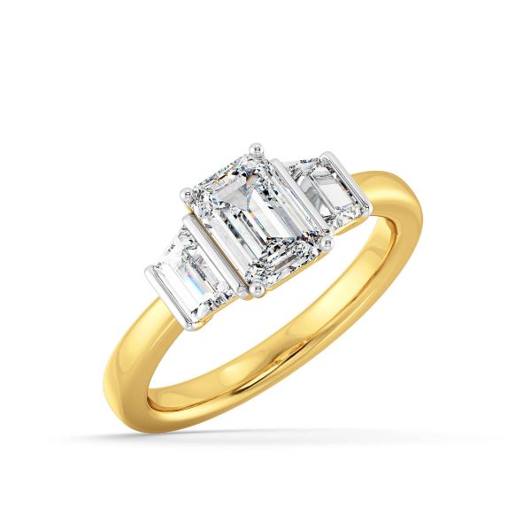 Laylah Three Stone Diamond Ring