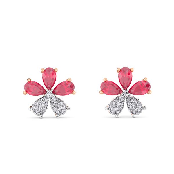 Braylee Bloom Diamond Earrings