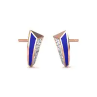 Hanna Diamond Stud Earrings Lab-grown diamond ER of SVR in  Gold Metal