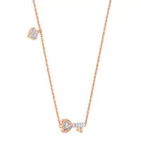 Aiyana Diamond Necklace Lab-grown diamond NK of SVR in  Gold Metal