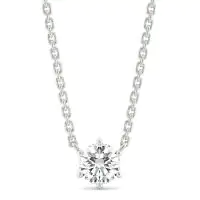 Fern Solitaire Mangalsutra Necklace Lab-grown diamond NK of SVR in  Gold Metal