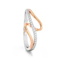 Harita Wave Diamond Ring