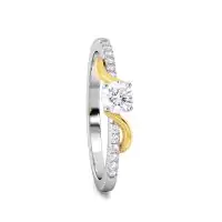 Emmarie Solitaire Ring Lab-grown diamond RG of SVR in  Gold Metal