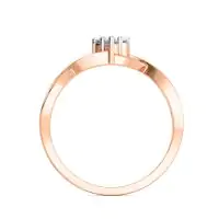 Kaylin Cluster Heart Ring Lab-grown diamond RG of SVR in  Gold Metal