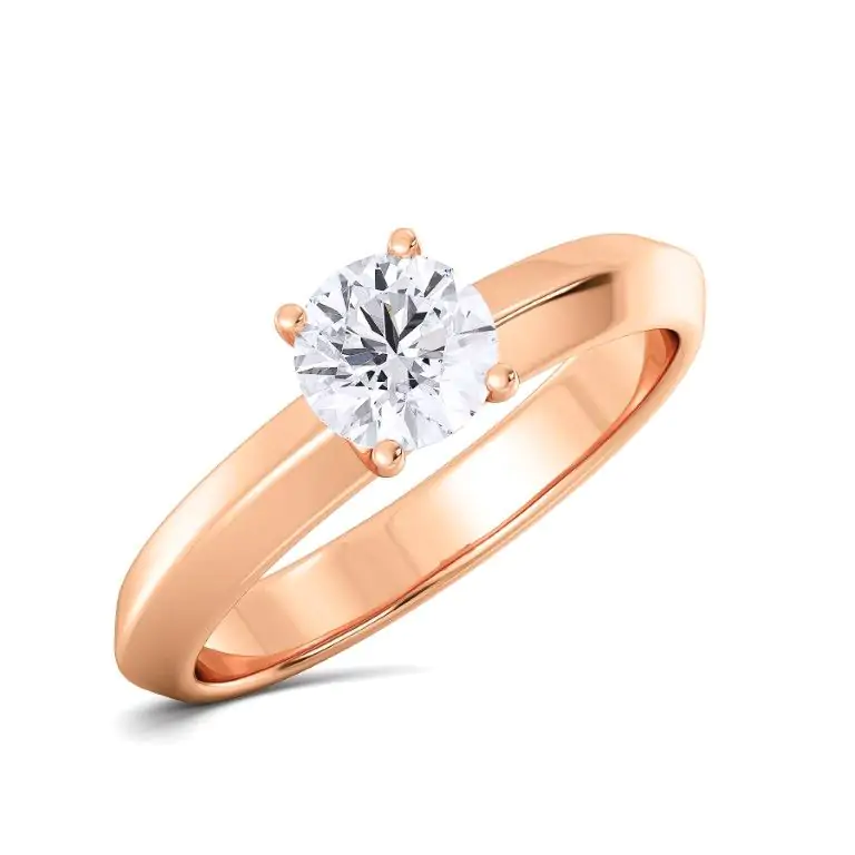 Cecilia Miraabelle Solitaire Ring  (3/4 Ct. Tw.) Lab-grown diamond RG of SVR in  Gold Metal